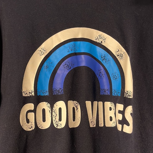 Good Vibes Black Hoodie - Picture 2 of 6
